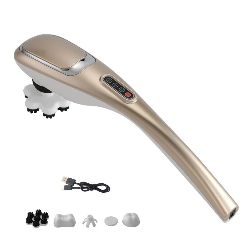 Dolphin Massage Hammer - Electric Handheld Whole-Body Meridian Vibrator Shoulder Neck Waist