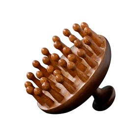 Sandalwood Massage Comb - Wholesale 28 Salon Supplies Oval Mushroom Nail Tooth Shaper Wood