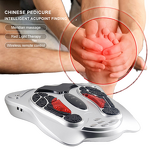 Shiatsu Foot Massager - Intelligent EMS Therapy Microcurrent Electric Tens Hot Stone Pad