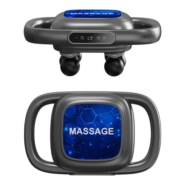 Six-Head Fascia Gun - Smart High Force Brush Motor 6-Speed Type-C Rechargeable Tool