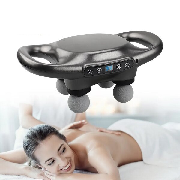 4-Head Massage Gun - Professional Whole Body Deep Tissue Relaxing Muscle Fascial Gun