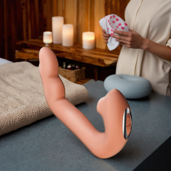 Electric Massage Vibrator - JiaYi Daily Waterproof Multi-Speed Charging Heating Female Tool