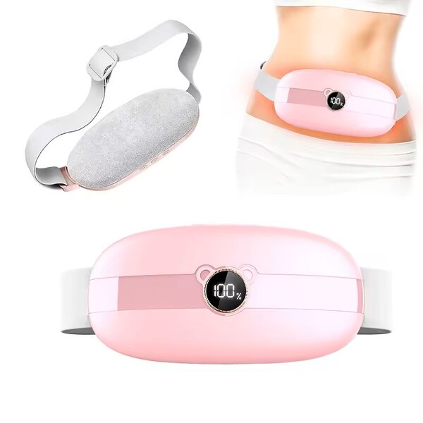 2-in-1 Waist Belt - Convenient Wireless Remote Control Warms Uterus Body Comfortable