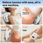 Fascia Gun - 16 Speed Brushless 2500mAh 1200-3200rpm Men Female Body Relaxer