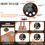 3D Foot Massager - Cross-Border Remote Control 8 Modes 29 Gears EMS Pulse Therapy
