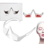 EMS Eye Facial Massager - Micro-Current Timing Red Light Therapy LED Puffiness Reduction