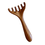 Wood Therapy Comb - Wholesale Multifunctional Lice Gold Silk Green Sandalwood Meridian