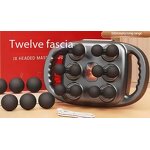 Twelve-Head Massage Gun - High-Strength 7.4V Manual-Wired Arm Leg Neck Relaxation