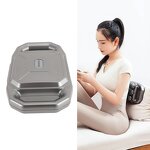 Heating Massage Gun - Deep Tissue 6 Heads 9 Levels Dual Handle Back Waist Leg Percussion