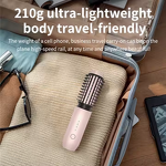 3 in 1 Hair Styling Comb - Mini Portable Cordless Curler Straightener Negative Ions