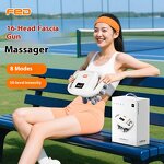 Fascia Gun - 16 Speed Brushless 2500mAh 1200-3200rpm Men Female Body Relaxer