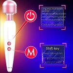 AV Rod Vibrator - Jiuai Electric 10 Speed Strong Shock Vibration Adult Female Masturbation