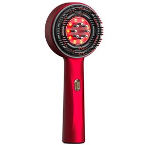 Red Light Scalp Massager - Hair Care Comb Rotating Silicone Kneading Medicating Generator