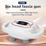 Six-Head Massager - Intelligent Control New Designed Portable Fascia Gun Therapy Device