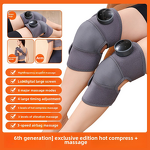 Wireless Knee Massager - Cross-Border Rechargeable Electric Shoulder Neck Pad Smart Heating