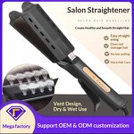Hair Straightener Curler - Cross-border Large Panel Tourmaline Ceramic Dual-Purpose Tool