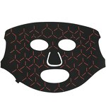 LED Silicone Facial Mask - Large Row Color Photon Near-Infrared Acne Neck Massage Remote