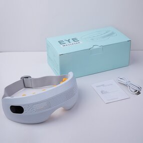 Eye Massager Manufacturer - 2024 Portable Electric Smart Hot Press Vibration for Migraines
