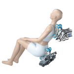 3D Massage Chair - SL Type Super Long Guide Rail Double Motion Retractable Manipulator