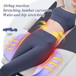 Office Chair Massage Pad - Home Neck Lumbar Back Electric Heating Air Thai Vibrating