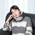 U Shape Kneading Pillow - Rechargeable Car Home Travel Neck Massage Relief Tool
