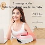 Shiatsu Hand Massager - 2025 New Palm Finger Kneading Air Compression Cordless