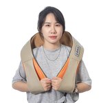 Shiatsu Massage Shawl - Rechargeable Kneading Neck Shoulder Full Body Relief Tool