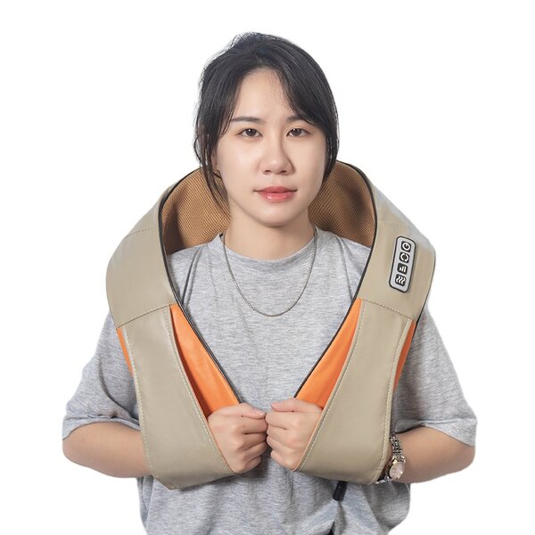 Shiatsu Massage Shawl - Rechargeable Kneading Neck Shoulder Full Body Relief Tool