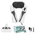 3D Shiatsu Massage Shawl - PU Leather Foldable Infrared Heat Neck Back Shoulder