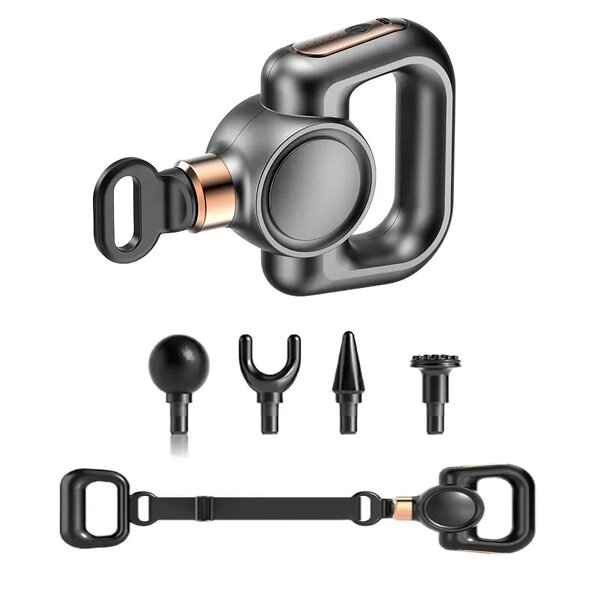 Fascia Gun - Rechargeable Battery Muscle Deep Massage Professional Belt Equipped Tool