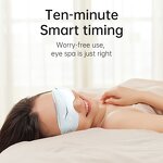 Heated Eye Mask - New Tech Warm Care Vibration Heat Compress Eye Relief Tool