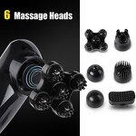 6 Heads Massager Hammer - Wireless Cordless Portable Full Body Multi-purpose Tool
