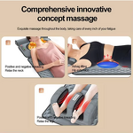Car Office Seat Massager - Full Body Heat Lower Back Pain Neck Massage Mattress