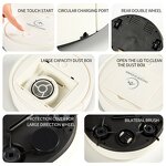 Mini Robot Vacuum - Fully Automatic Compact Cleaning Device USB Charging Daily Use