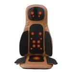 Shiatsu Chair Pad - Neck Back Heat Compression Full Body Seat Massager Cushion