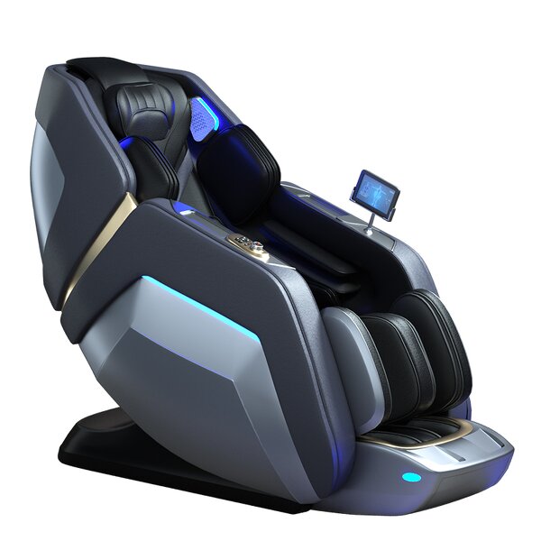 4D Massage Chair - Good Quality Electric Heated Foot Spa LCD Screen Full Body