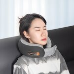 Electric Travel Pillow - New Hot Heating Deep Tissue Kneading Fabric Neck Vertebra