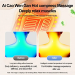 Car Office Seat Massager - Full Body Heat Lower Back Pain Neck Massage Mattress