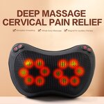 Chiropractic Neck Pillow - 2025 Travel Heat Soft Heating Massage Neck Relief Tool