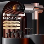 Professional Fascia Gun - Gym Vibration Fitness Deep Tissue Powerful Muscle Massager