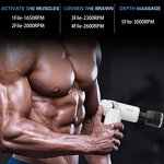 Massage Gun - LCD Touchscreen Charging Base Type C Cool and Hot Therapy