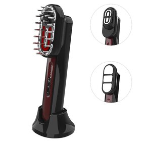 Scalp Massage Comb - EMS Microcurrent Red/Blue Light Therapy Hair Growth Tool