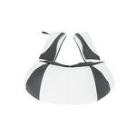 3D Shiatsu Massage Shawl - PU Leather Foldable Infrared Heat Neck Back Shoulder