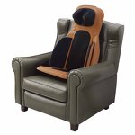 Shiatsu Chair Pad - Neck Back Heat Compression Full Body Seat Massager Cushion