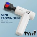 Massage Gun - LCD Touchscreen Charging Base Type C Cool and Hot Therapy