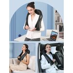 3D Shiatsu Neck Massager - Promotional Lymphatic Relief Physiotherapy with Bag