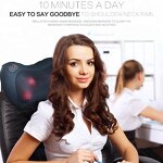3D Shiatsu Massage Pillow - 2025 CE Rechargeable Wireless Car Body Vibrating Kneading