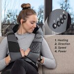Shiatsu Body Massager - Top Selling Electric Full Body Kneading Back Neck Shoulder with Bag