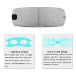 Heated Eye Massager - 46 Degree Warm Care Vibration Eye Relief Massage Tool