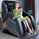 4D Massage Chair - Good Quality Electric Heated Foot Spa LCD Screen Full Body